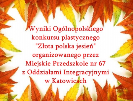 Wyniki Ogólnopolskiego konkursu plastycznego 