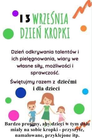 Dzień Kropki - 13.09.2024 r.