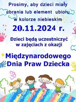 Dzień Praw Dziecka- 20.22.2024 r.