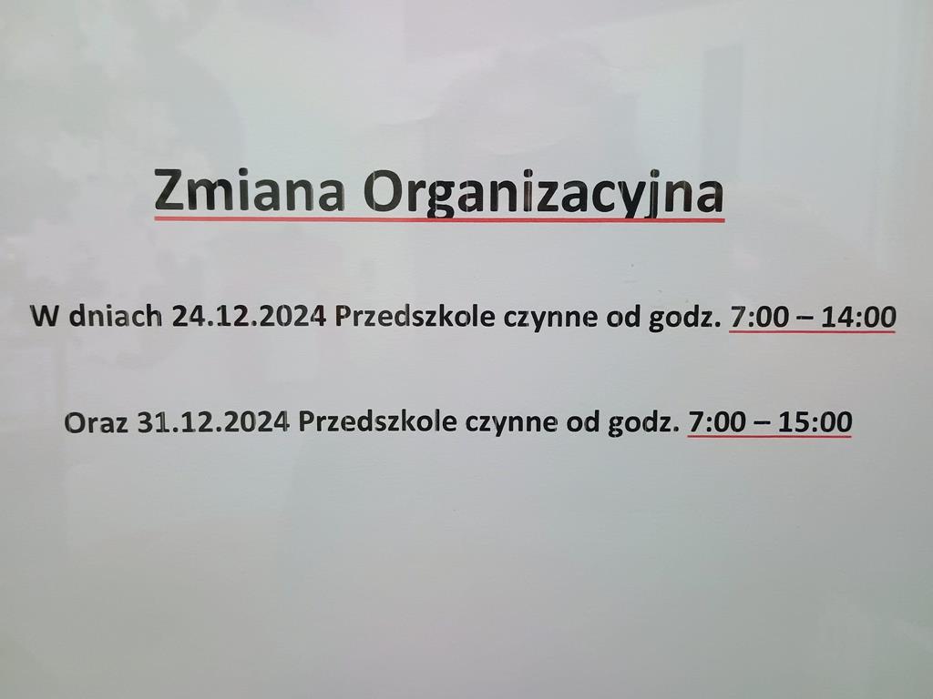 Ważna informacja!!